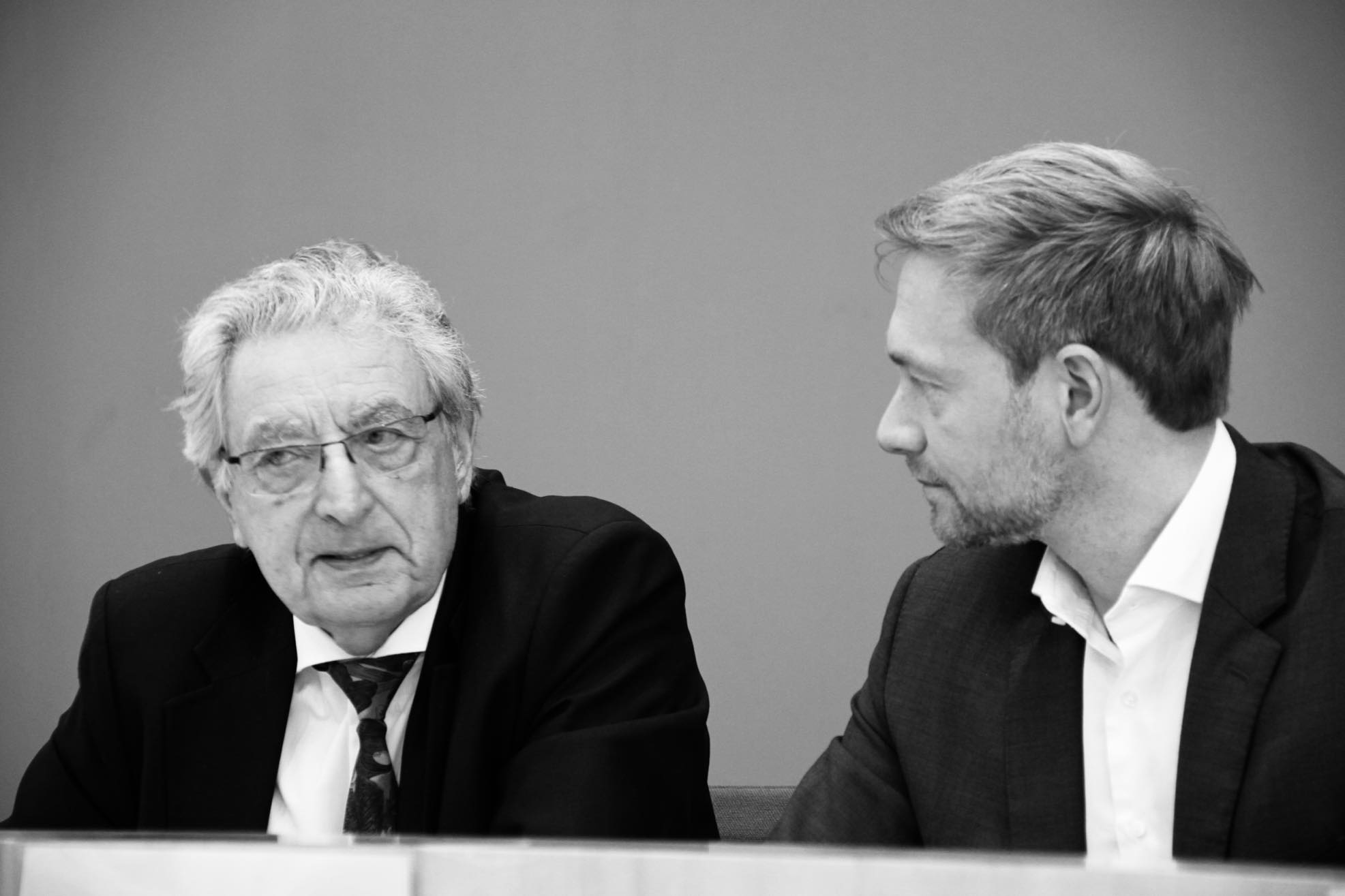 Gerhard Baum hier im Bild mit Christian Lindner