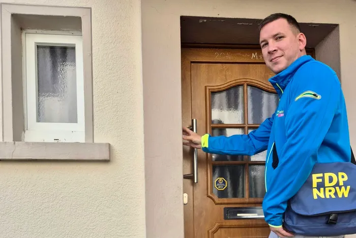 Haustürwahlkampf 2026 Foto: FDP Märkischer Kreis