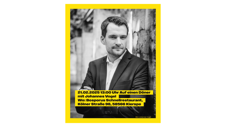 Auf einen Döner mit Johannes Vogel